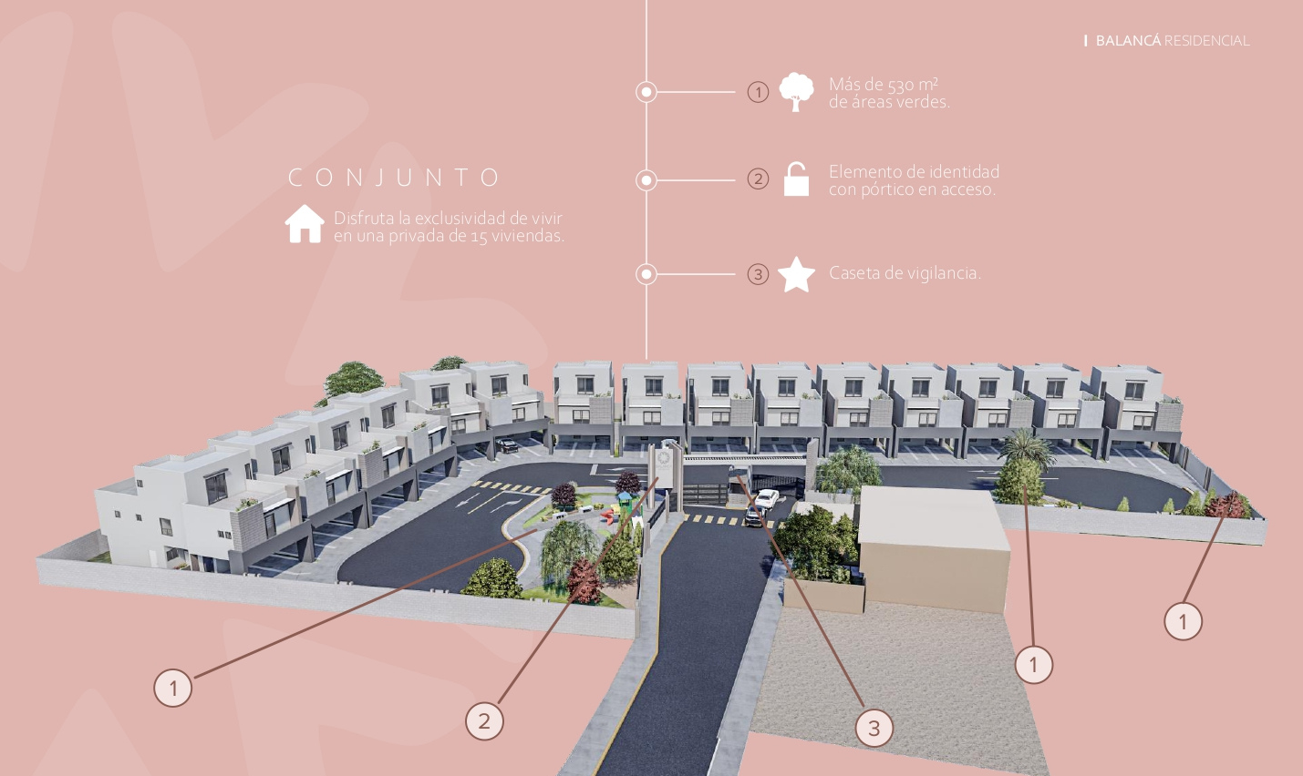 Conjunto de Balancá Residencial