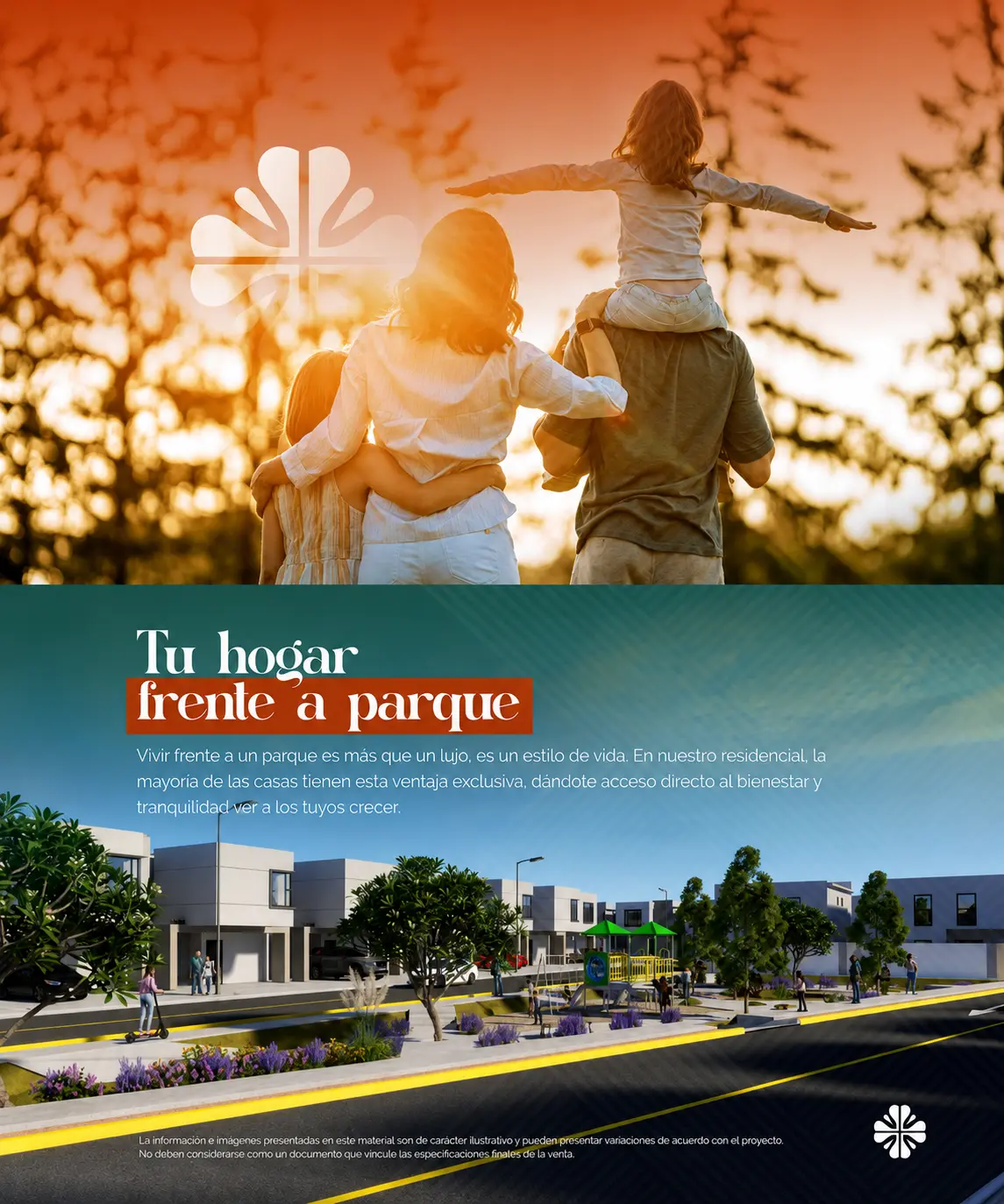 Viviendas frente a parque y áreas verdes en Puerta de Hierro Residencial