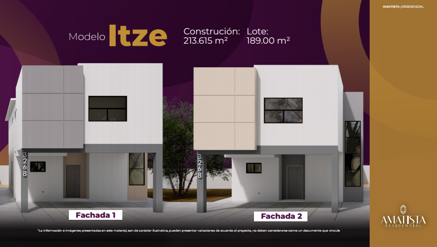 Modelo Itze en Amatista Residencial