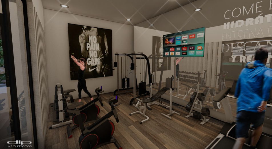 Gimnasio equipado de Encelia